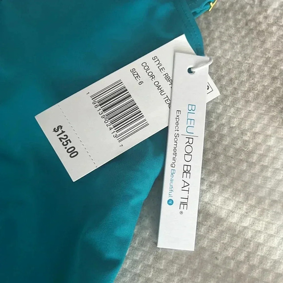 BLEU BY ROD BEATTIE PARADISE FOUND LOW NECK ONE PIECE SWIMSUIT - Picture 8 of 9